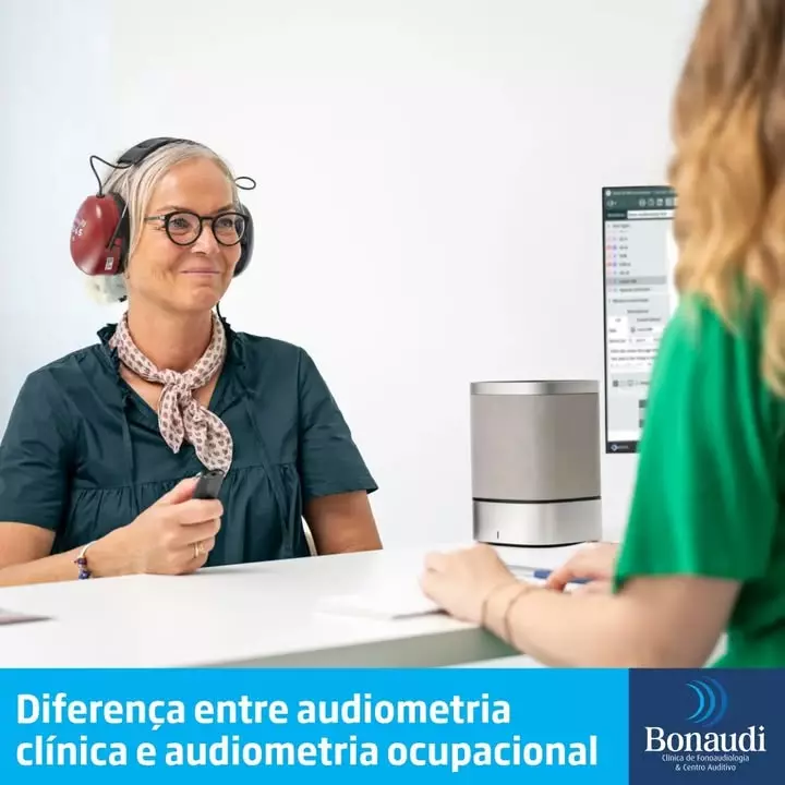 Diferença entre audiometria clínica e audiometria ocupacional